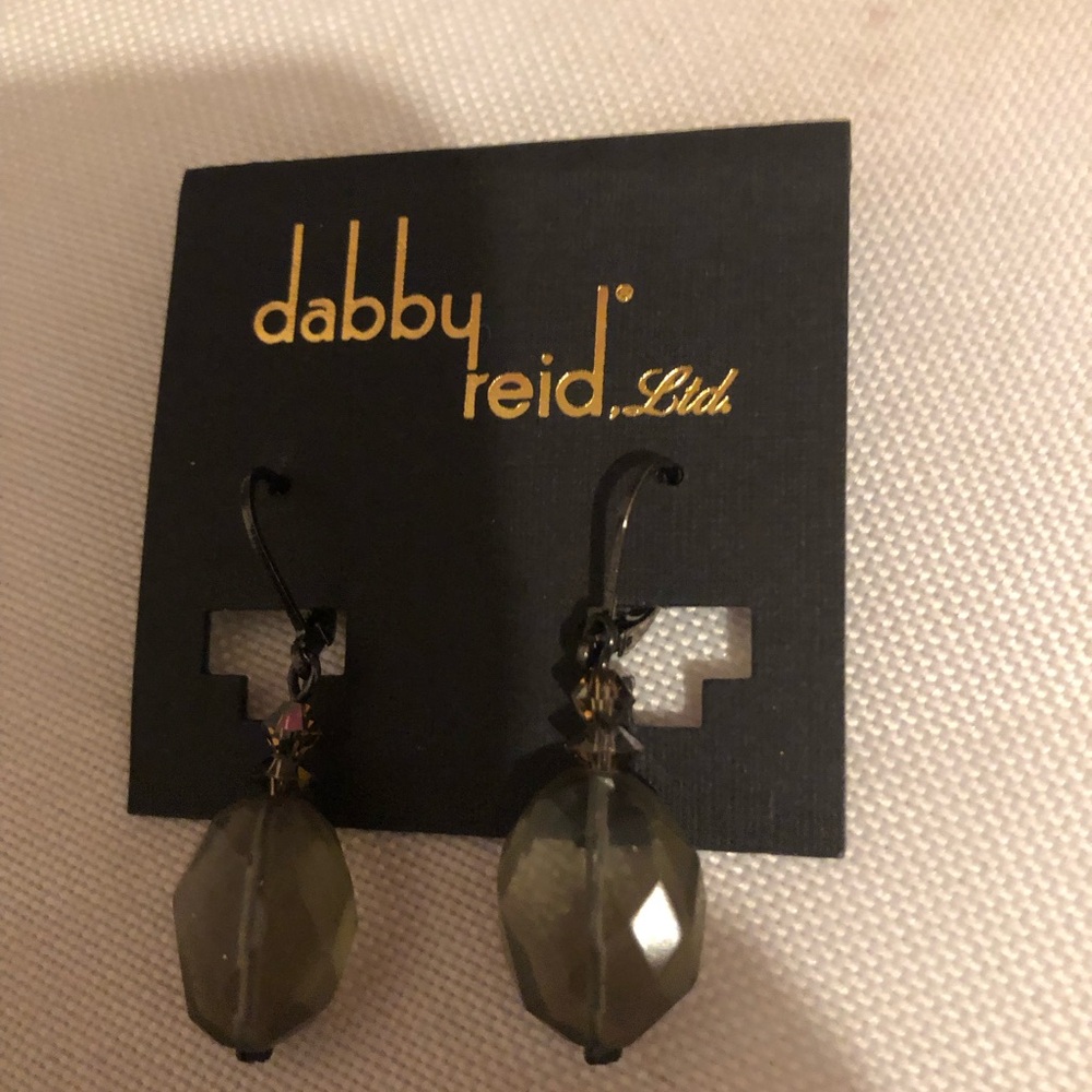 Dabby Reid Ltd. Earrings with Grey Stone- 94A $15 or $12 w/offer